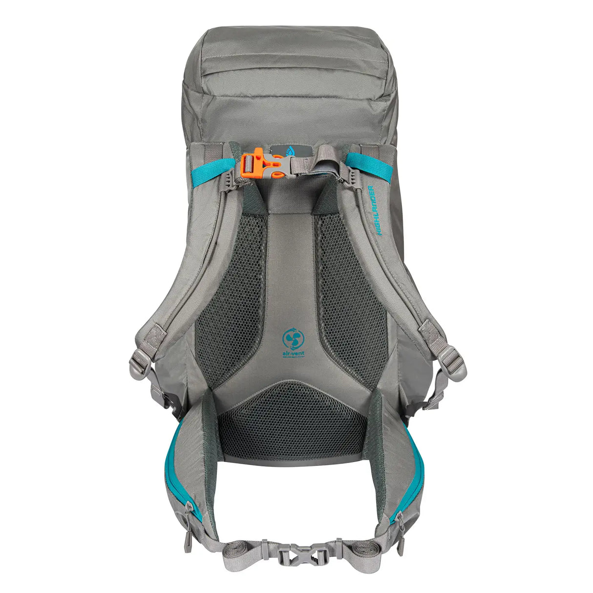 Highlander Ivar Women's 38L Rucksack grey back - on white background