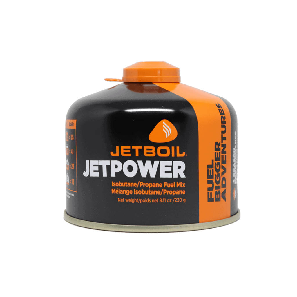 Jetboil 230g Jetpower Fuel Canister - front