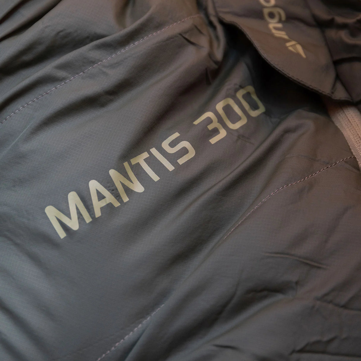Vango Mantis 300 Sleeping Bag in pine green in tent