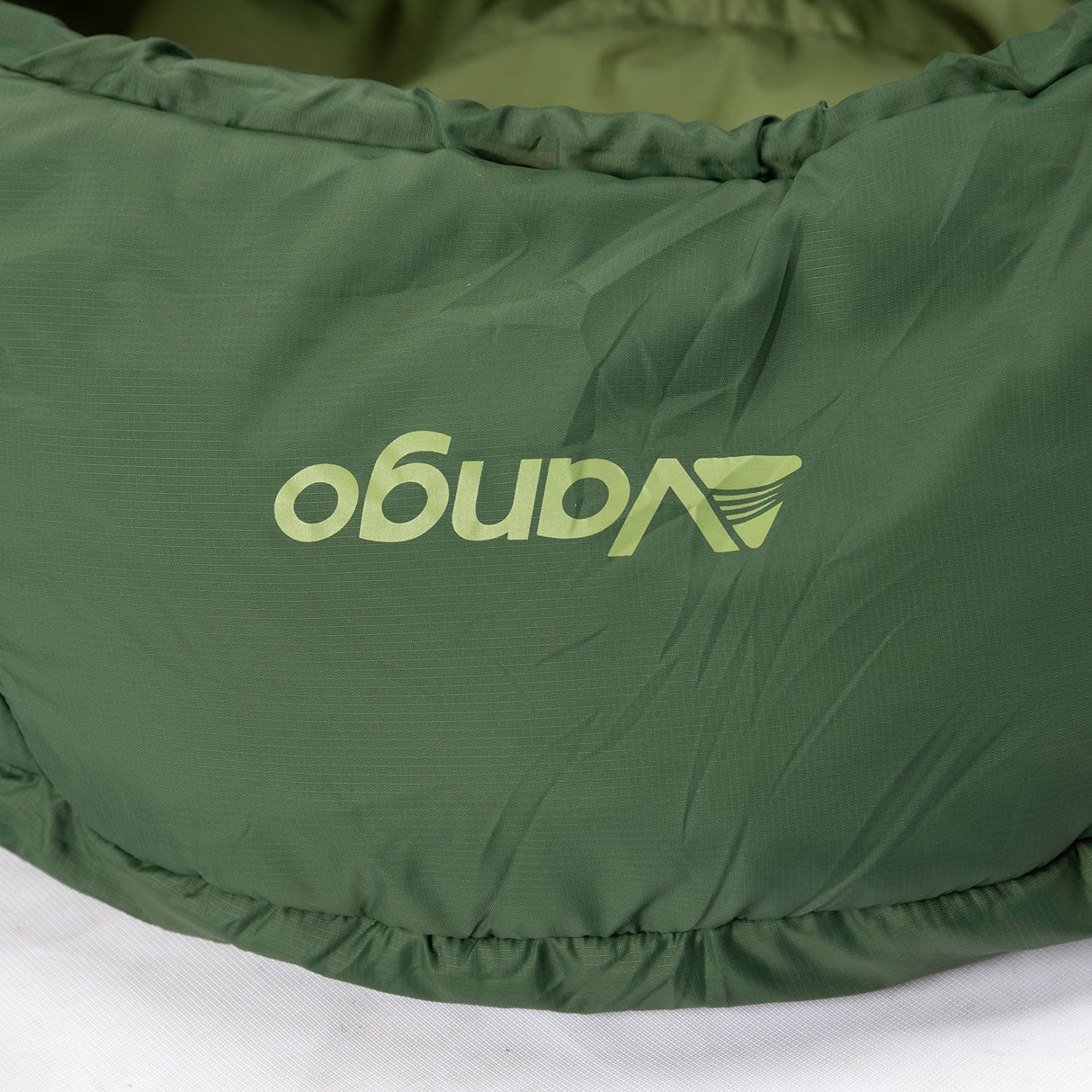 Vango Mantis 300 Sleeping Bag in pine green on white background