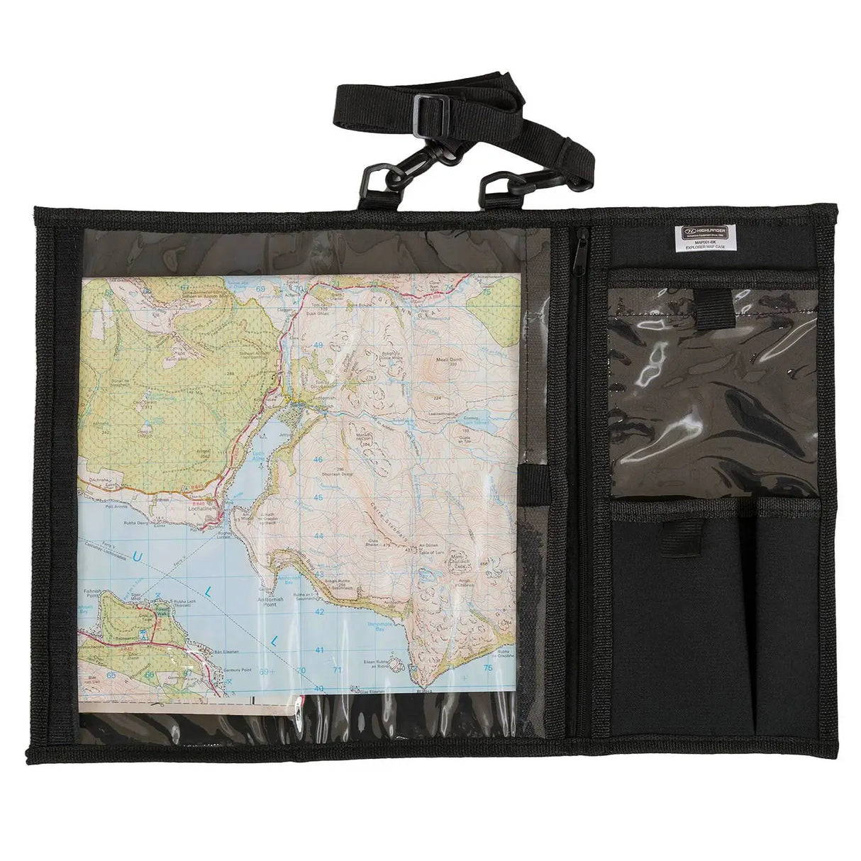 Highlander Military Map Case Open