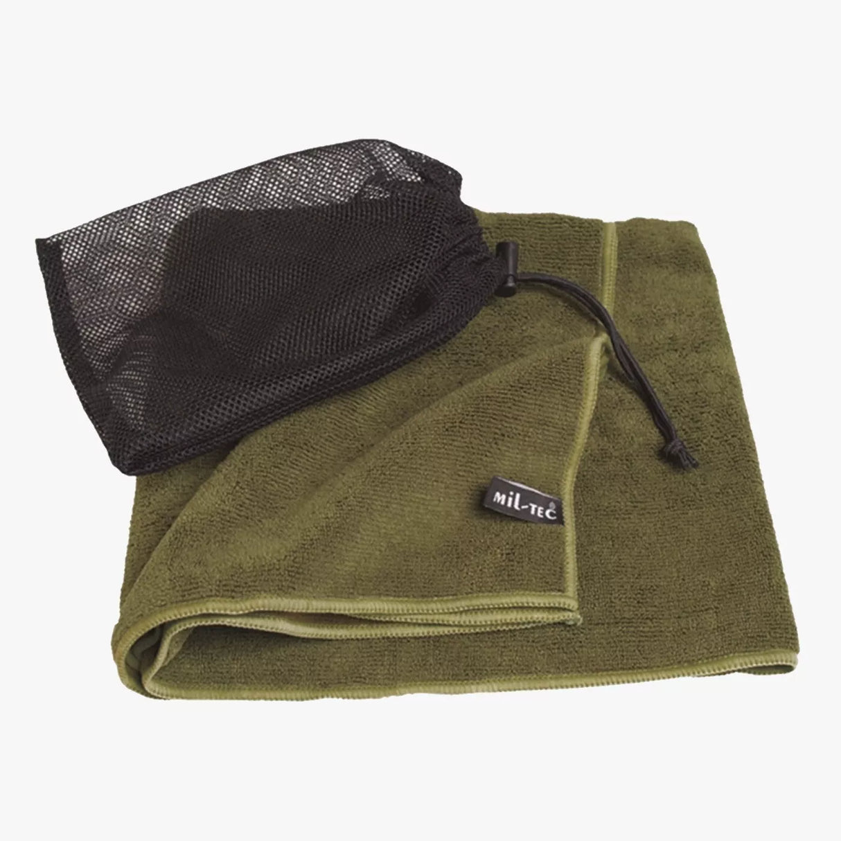 Mil-Tec Microfibre Camping Towel Large Olive Green | Task Outdoor