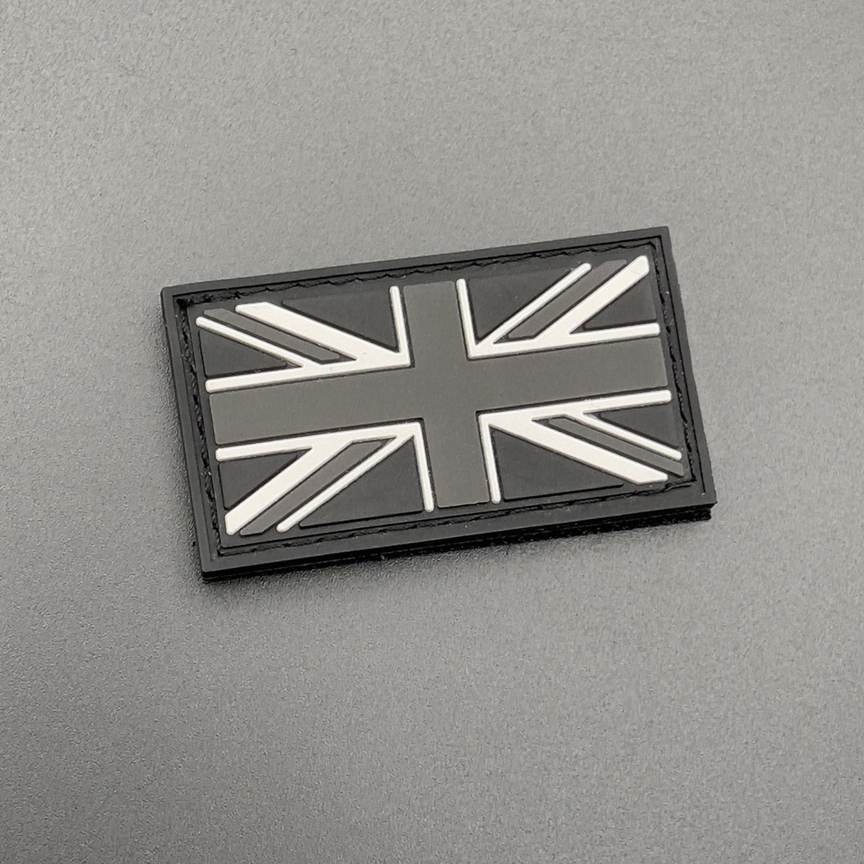 Miniature PVC Union Jack Patch, Hook & Loop, 4.5cm
