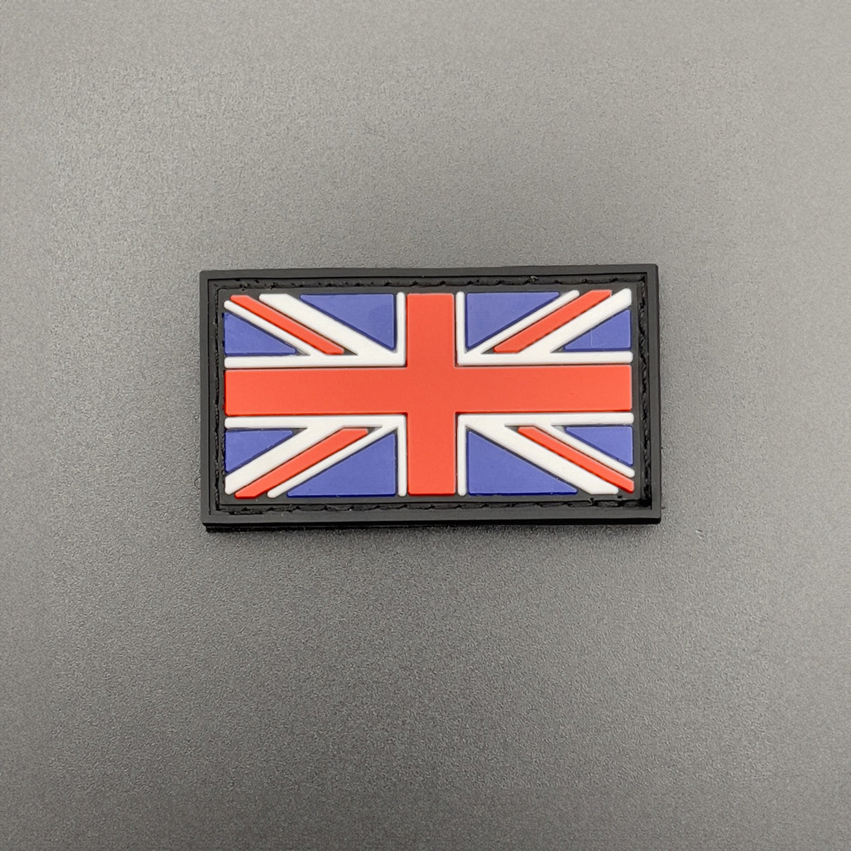 Miniature PVC Union Jack Patch, Hook & Loop, 4.5cm