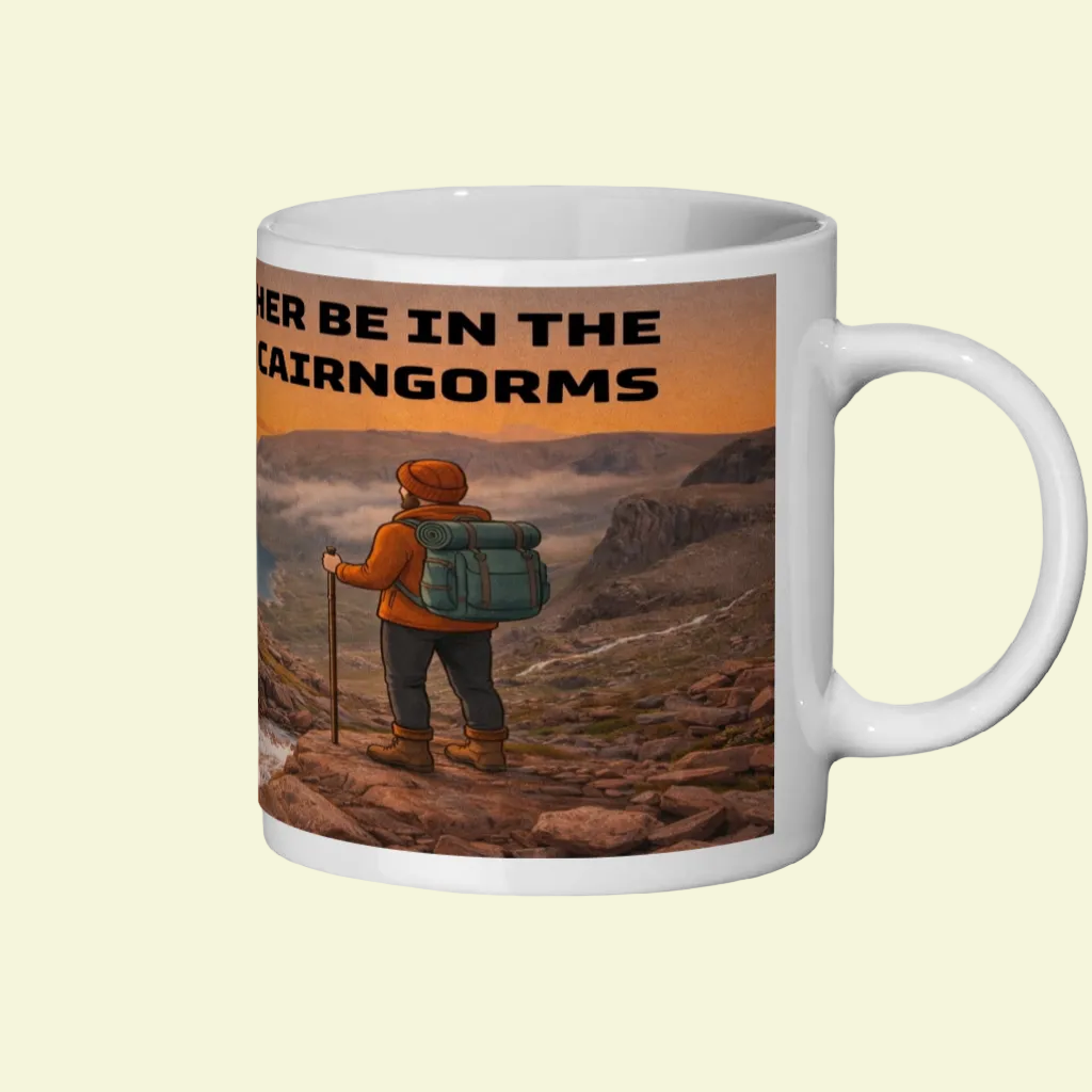 I'd Rather Be in the Cairngorms Ceramic Mug 11oz - for Him