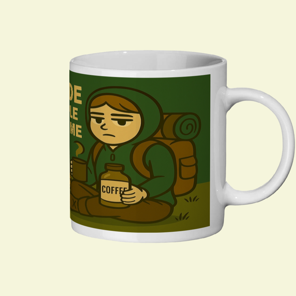 I Go Outside to Avoid People Ceramic Mug 11oz - for Her