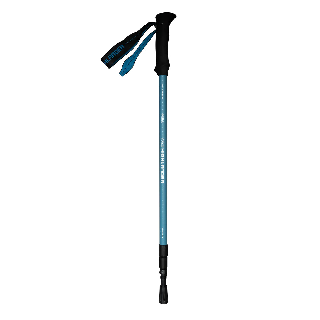 Highlander Mull Aluminium Walking Poles on white background