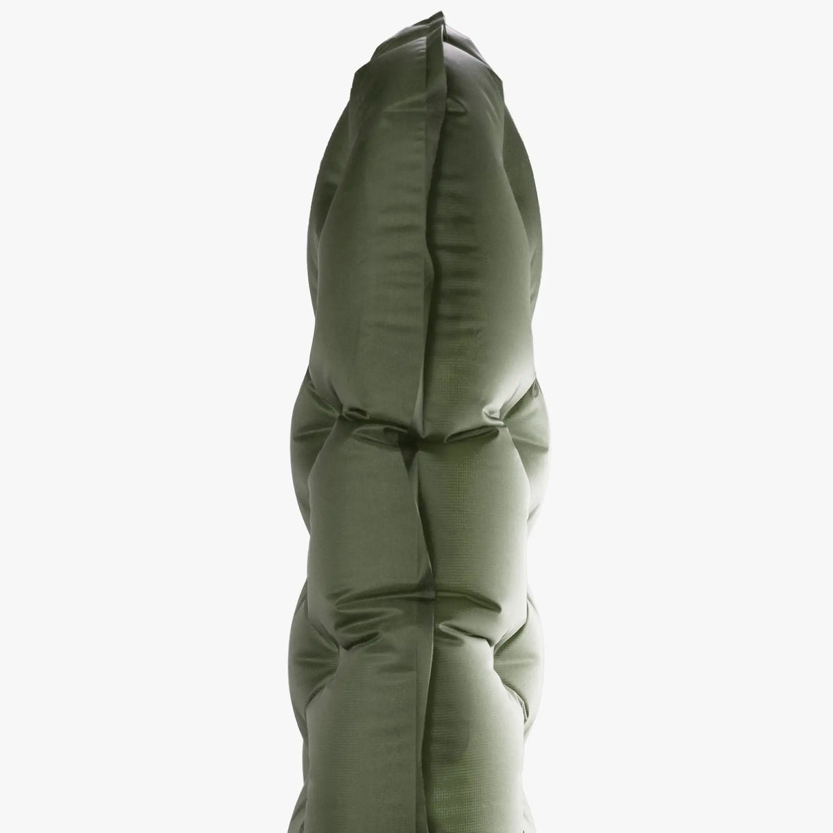 Highlander Nap-Pak Arctic R11 Inflatable Sleeping Mat in olive green from side