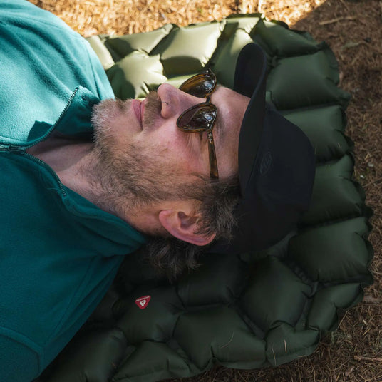 Highlander Nap-Pak Primaloft Insulated Inflatable Sleeping Mat for camping, hiking