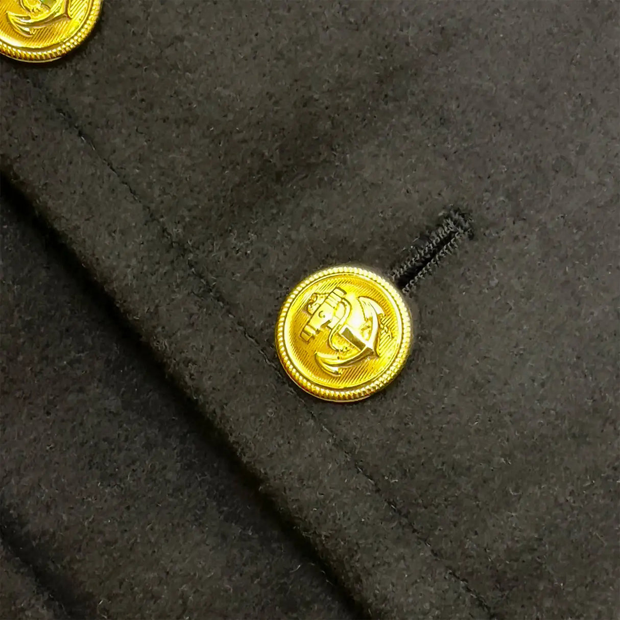 Mil-Tec Navy Wool Long Coat Black | Task Outdoor