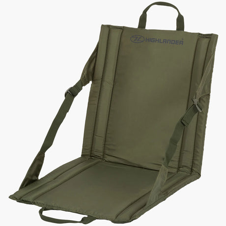Highlander Folding Outdoor Seat Olive Green | Task Outdoor