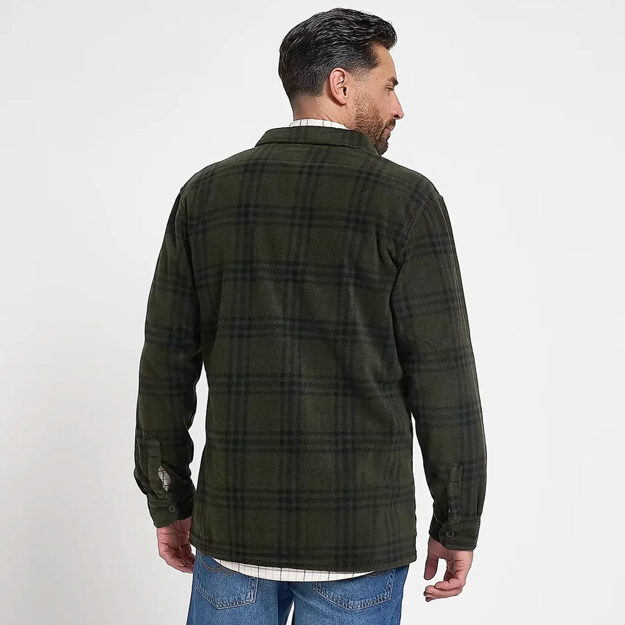 Jack Pyke Polar Fleece Shirt Green Check | Task Outdoor