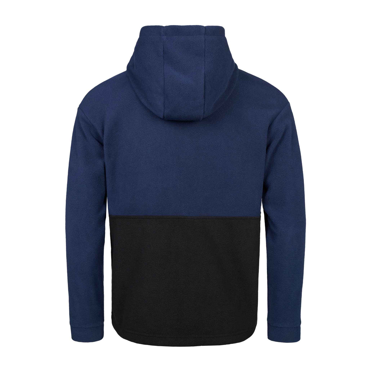 Sugar Loaf Dawnbreaker Polar Fleece Hoodie in Navy Blue from the back left on white background