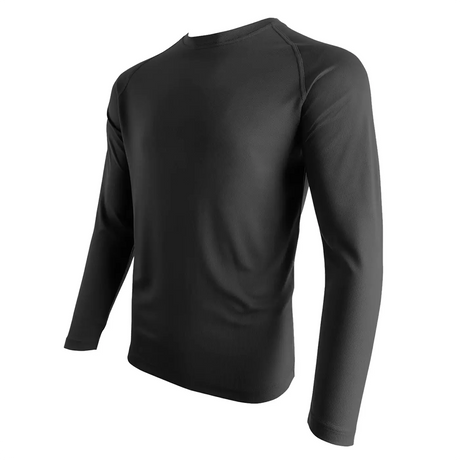Highlander Quick Dry Long Sleeve T-Shirt Black | Task Outdoor