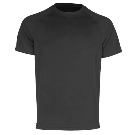 Highlander Quick Dry Short Sleeve T-Shirt Black | Task Outdoor