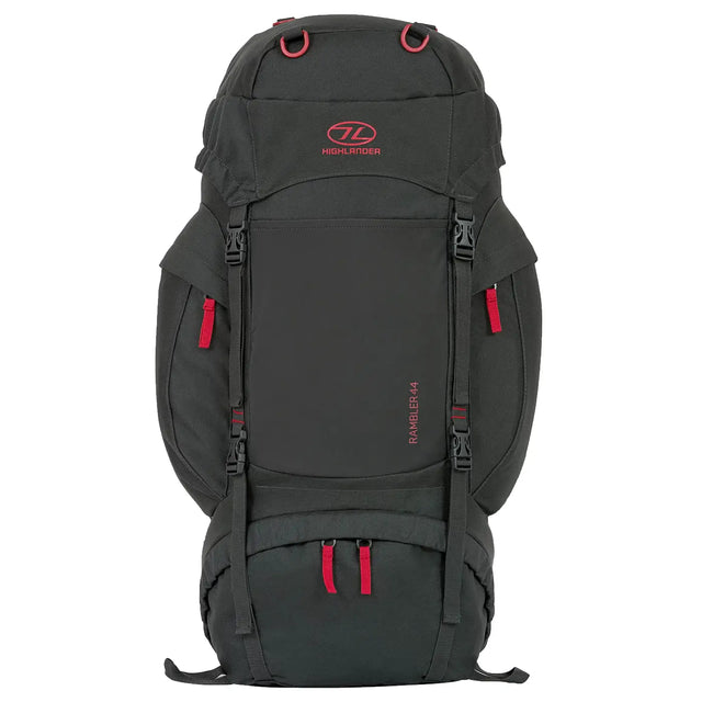 Highlander Rambler 44 Rucksack Charcoal | Task Outdoor