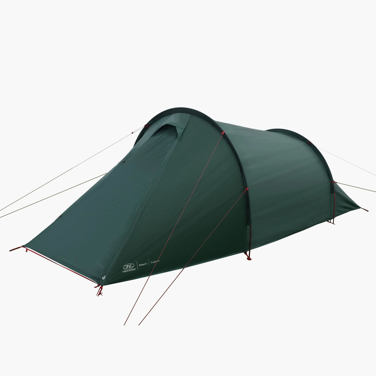 Highlander Respite 2 Person Tunnel Tent Green | Task Outdoor