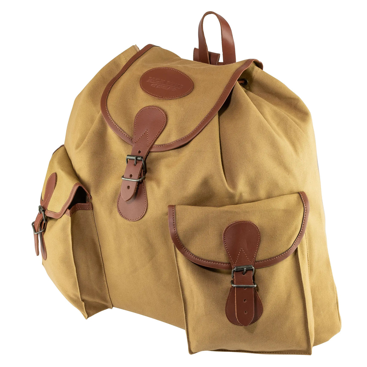 Jack Pyke Roe Sack in fawn beige from the front left on white background