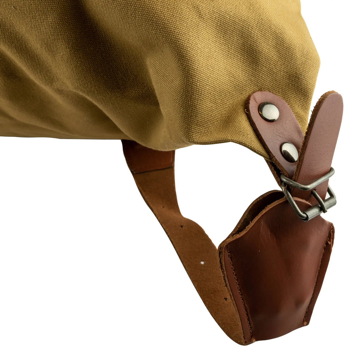 Jack Pyke Roe Sack in fawn beige close up of strap
