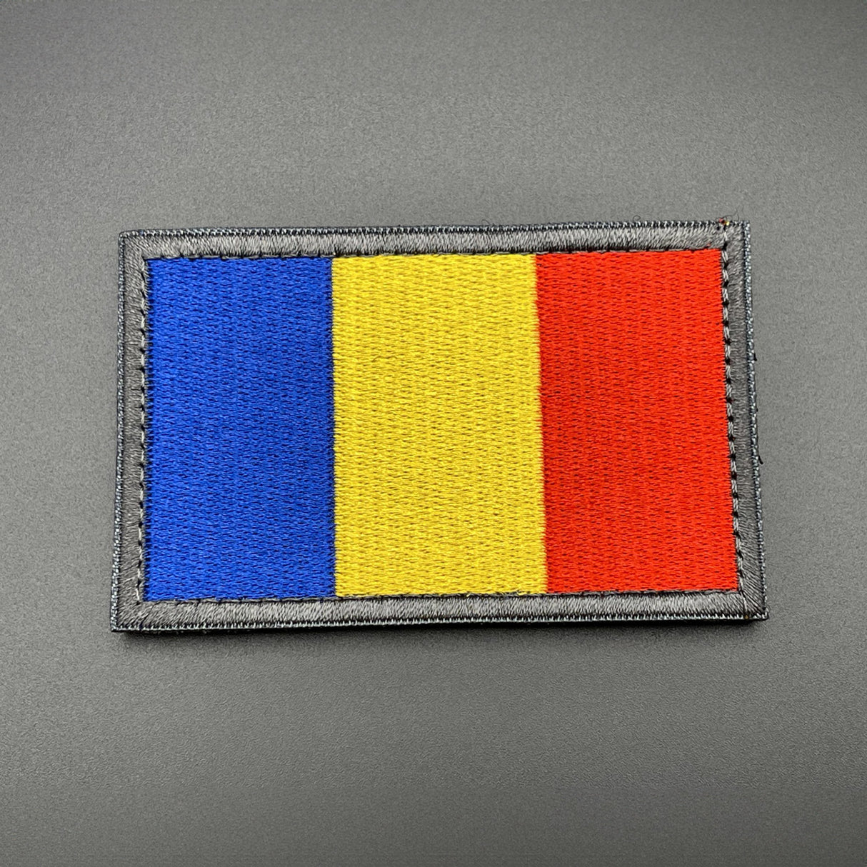 Romania Flag Patch, Hook & Loop, 8cm | Task Outdoor