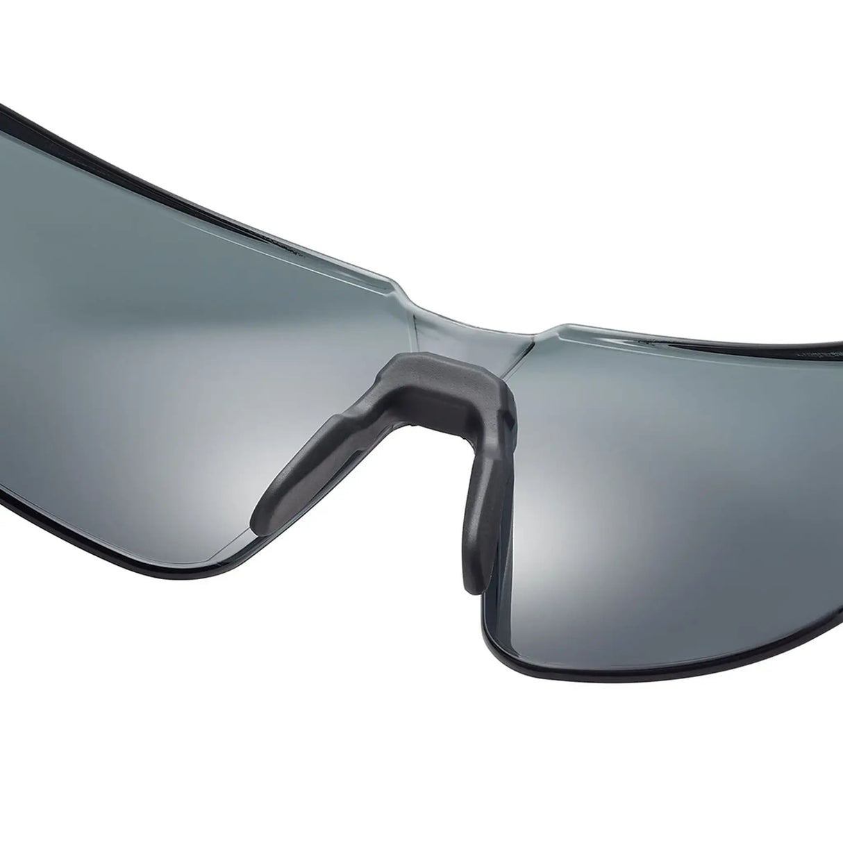 Bolle Rush+ 2.0 Safety Glasses - Grey Frame, Smoke Lens - M/L on white background