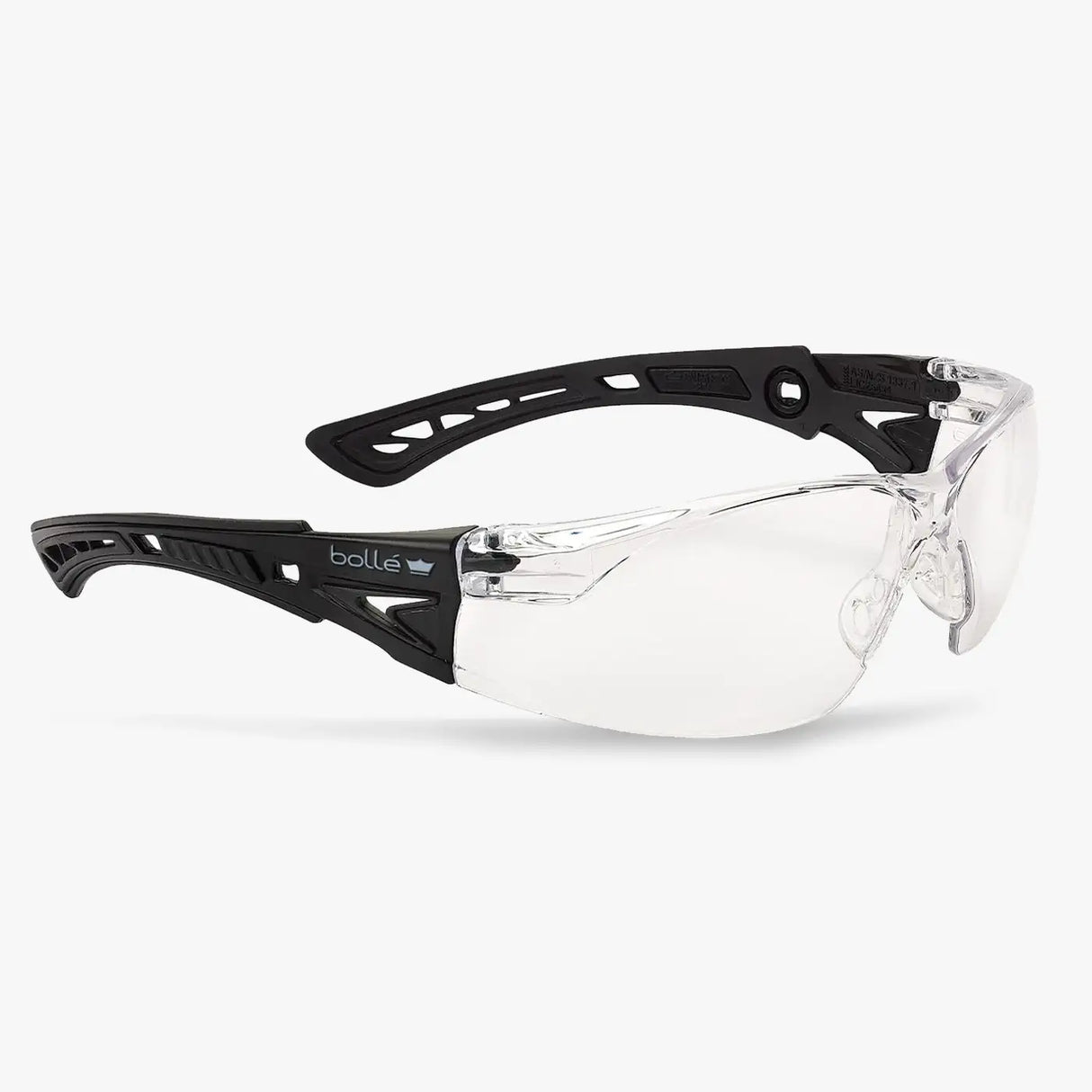 Bolle Rush+ BSSI Glasses, Clear Lens | Task Outdoor