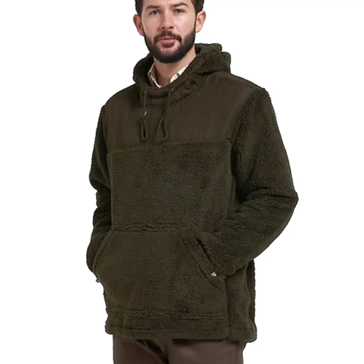 Jack Pyke Sherpa Fleece Hoodie Gen2 Dark Olive | Task Outdoor