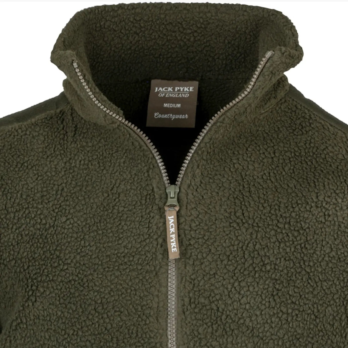 Jack Pyke Sherpa Fleece Pullover Dark Olive | Task Outdoor