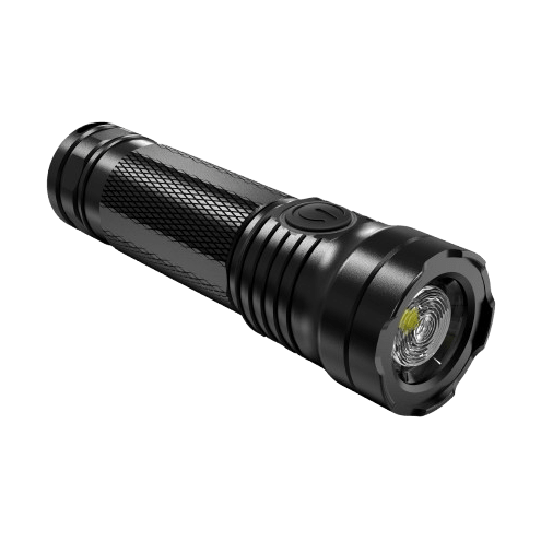 Skywoods OL1000 1000 Lumen Pocket Torch Light - front angle with bezel
