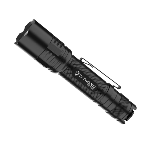 Skywoods TZL1800 Zoomable Torch Light - head and bezel close-up