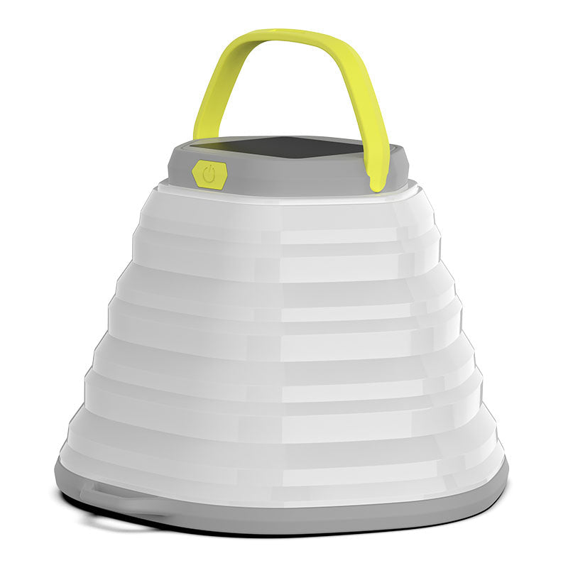 Skywoods L51980 Solar Camping Lantern - expanded lantern with carry handle and solar panel top
