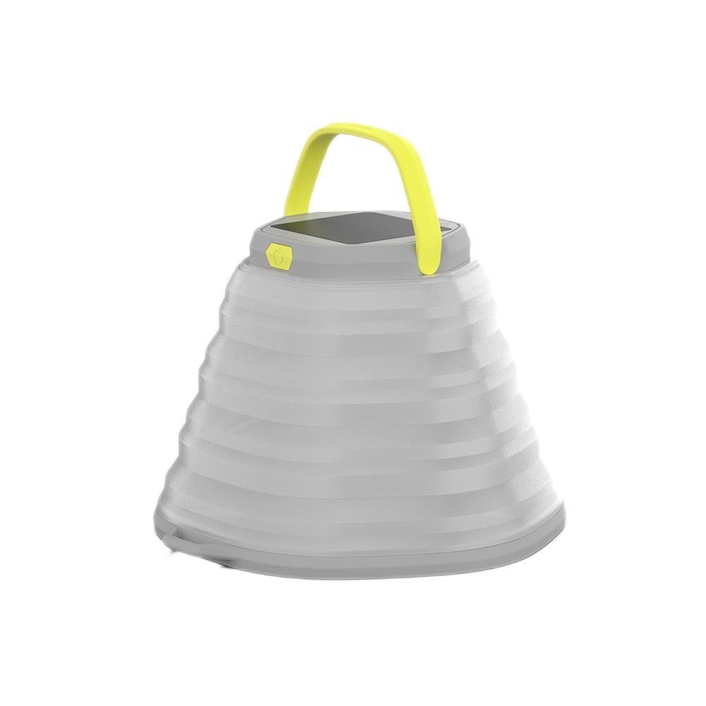 Skywoods L51980 Solar Camping Lantern - angled view of the expanded concertina shade