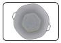 Skywoods L51980 Solar Camping Lantern - base and side hook detail