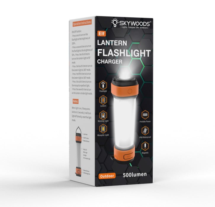 Skywoods L70931 Camping Lantern - retail packaging