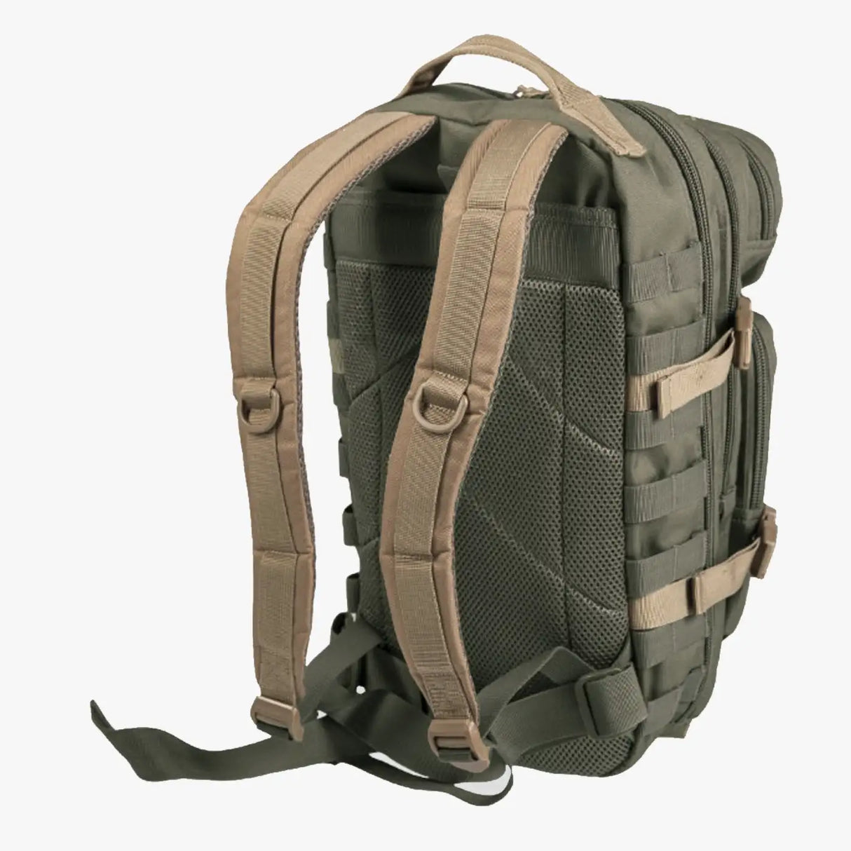 Mil-Tec Small Ranger MOLLE Assault Rucksack Green/Coyote | Task Outdoor