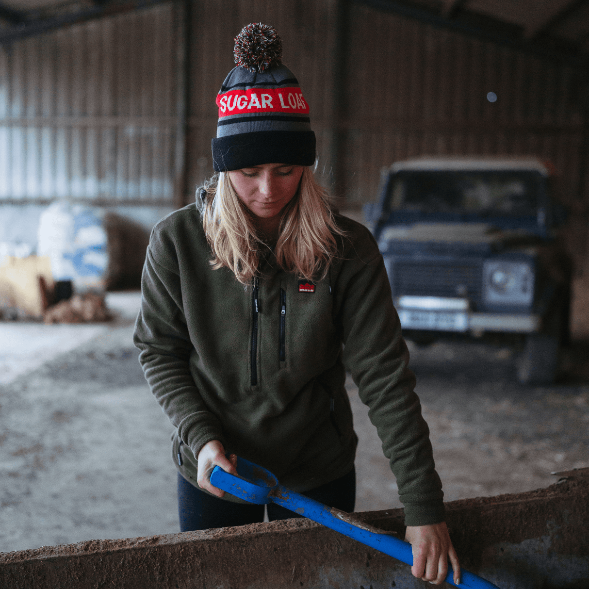 Sugar Loaf Shepherd Polar Fleece Hoodie - Khaki