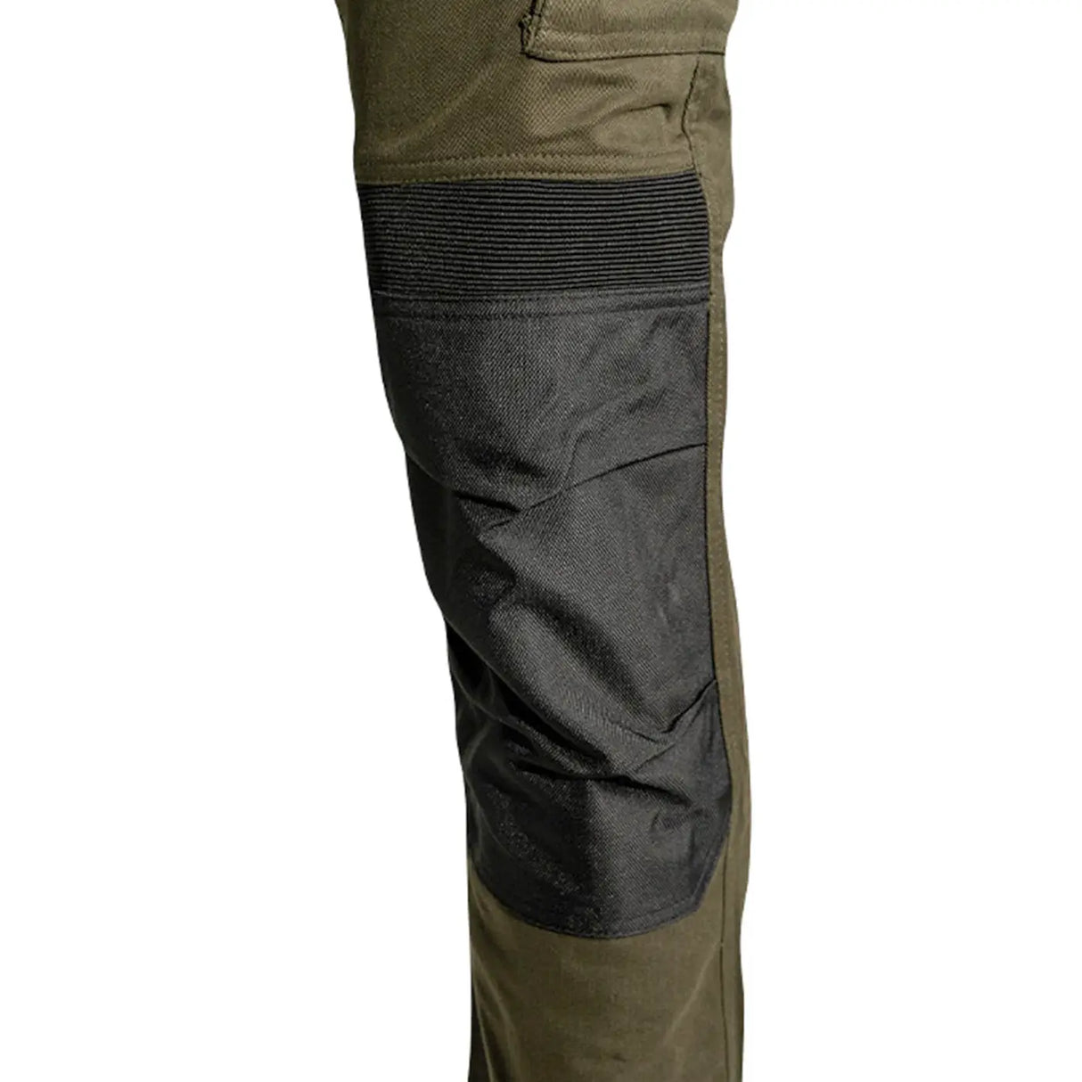 Jack Pyke Technical Work Trousers Green Knee Close Up | Task Outdoor