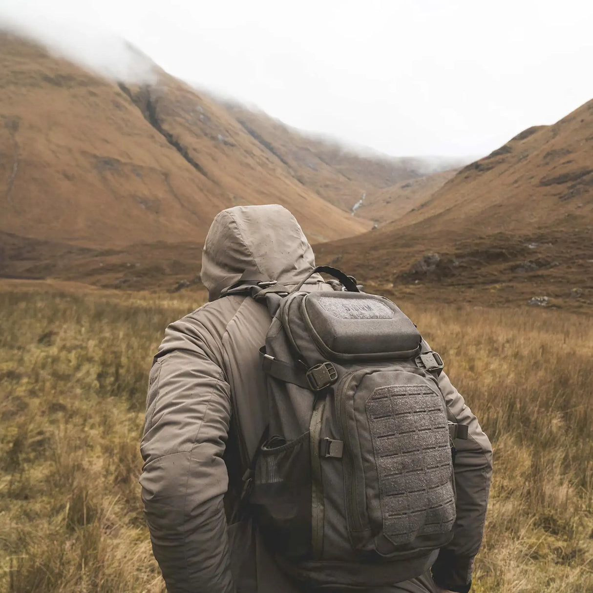 Stoirm Primaloft Thermal Jacket in ranger green lifestyle