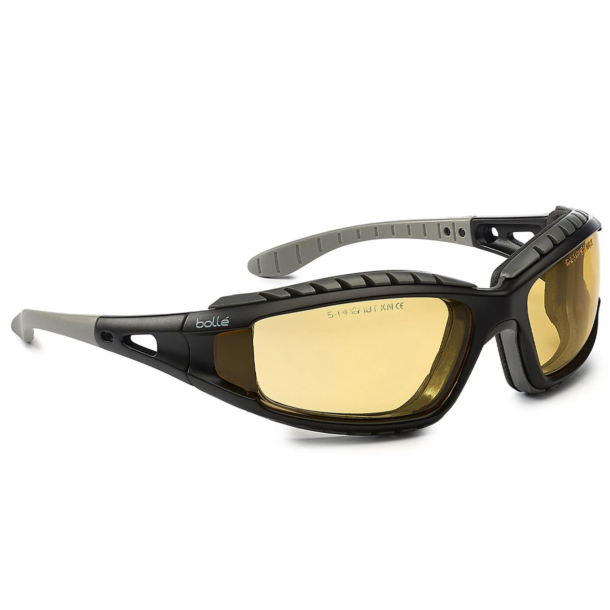 Bolle Tracker Hybrid Safety Glasses Amber Lens | Task Outdoor