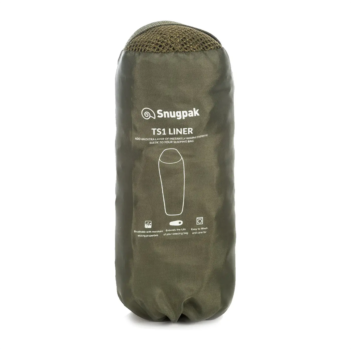 Snugpak TS1 Liner WGTE Olive Green Standard Length stuff sack | Task Outdoor
