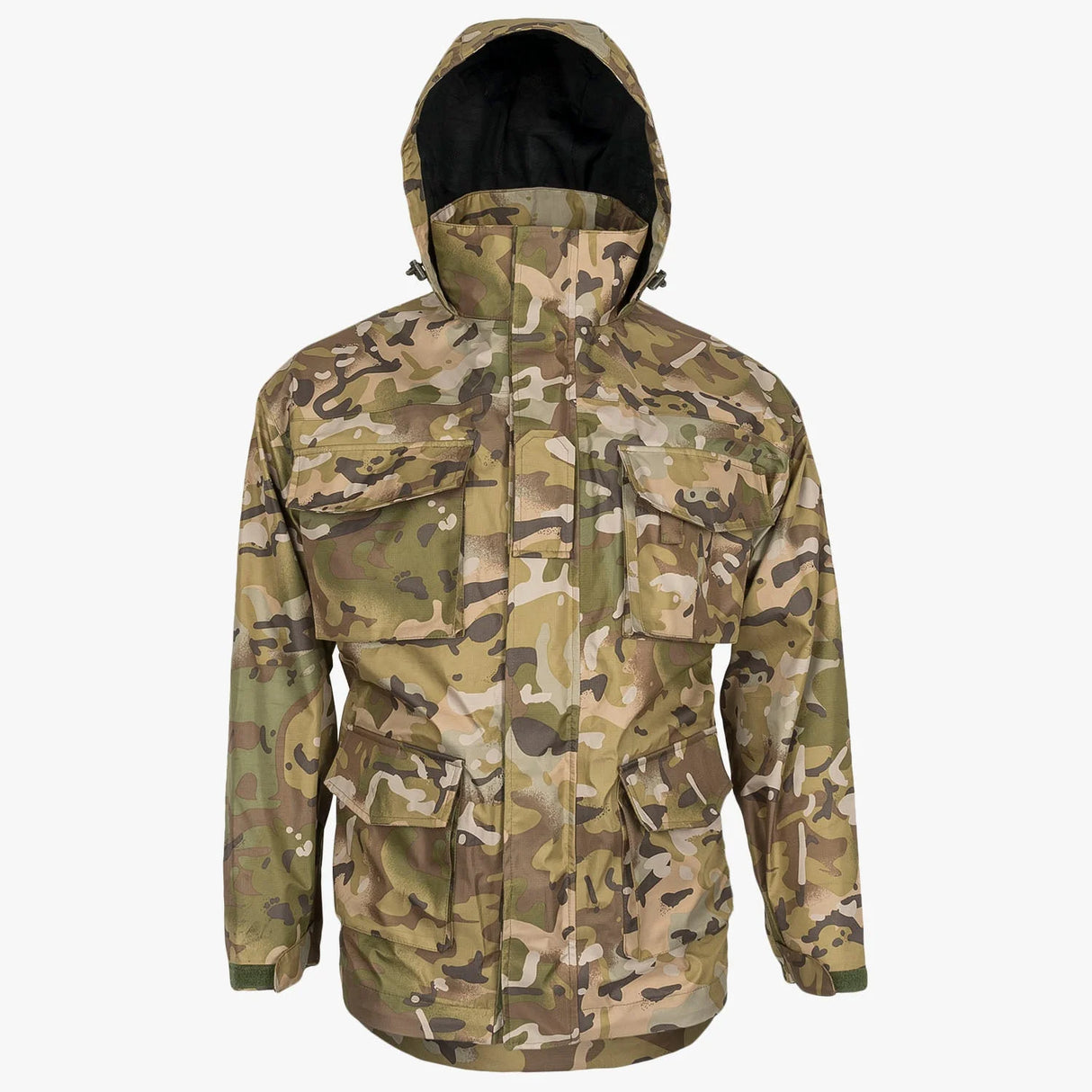 Highlander Typhoon Waterproof Jacket HMTC Camo | Task Outdoor