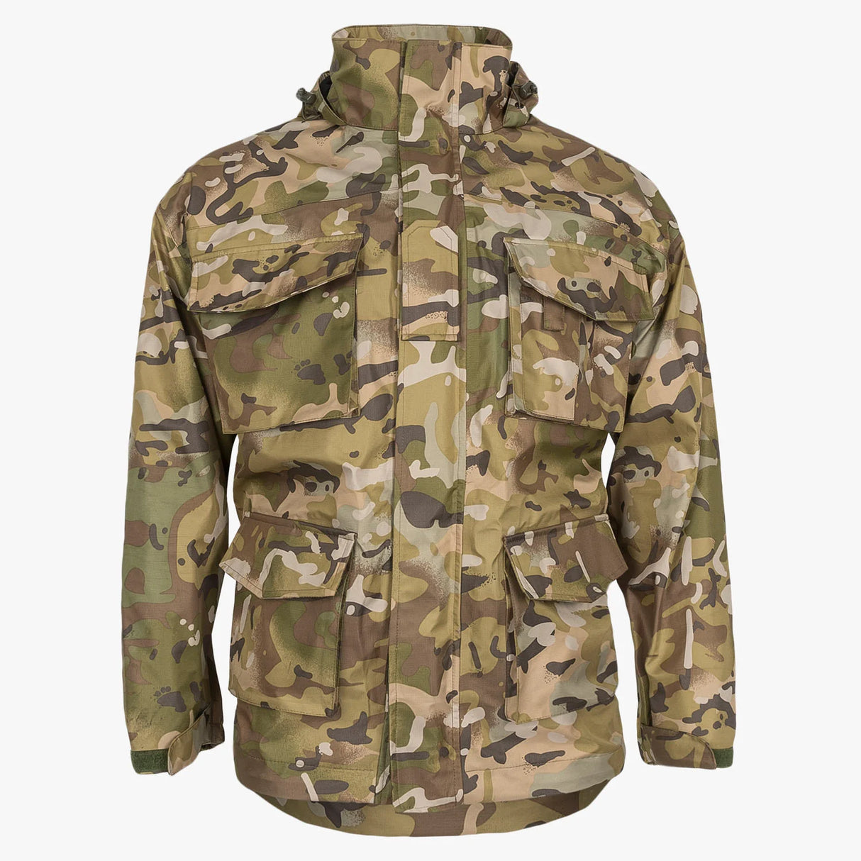 Highlander Typhoon Waterproof Jacket HMTC Camo | Task Outdoor