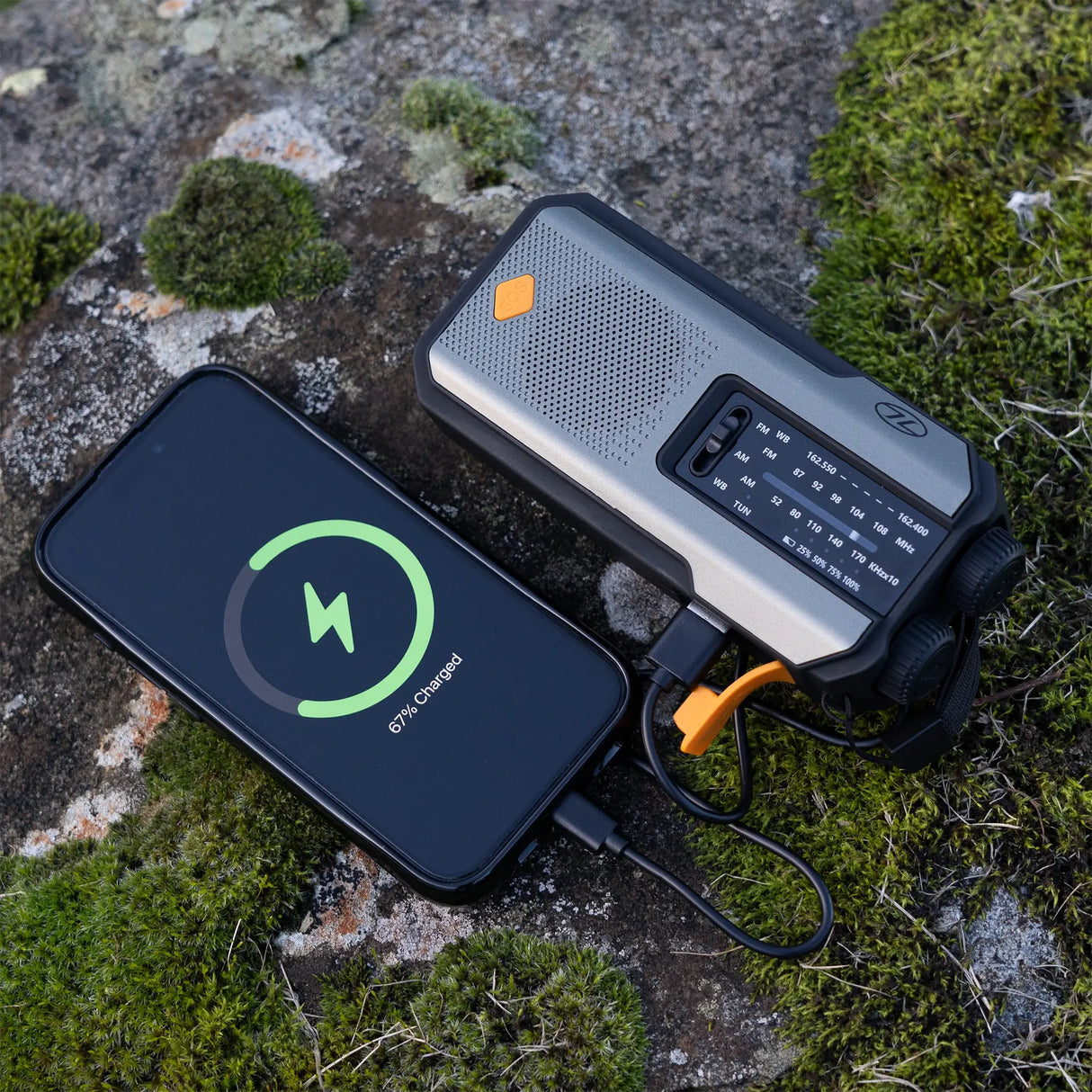 Highlander Universal Survival Emergency Hub for charging mobile phones