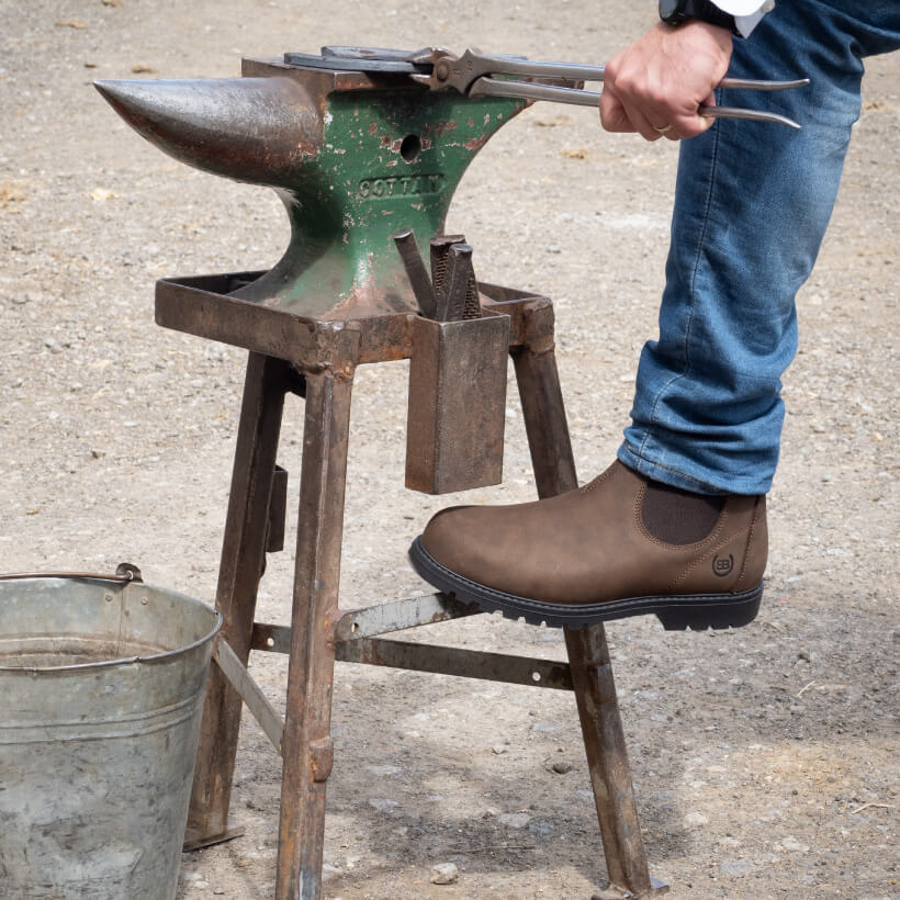 Bareback Vancouver Storm Waterproof Boots - Brown lifestyle detail