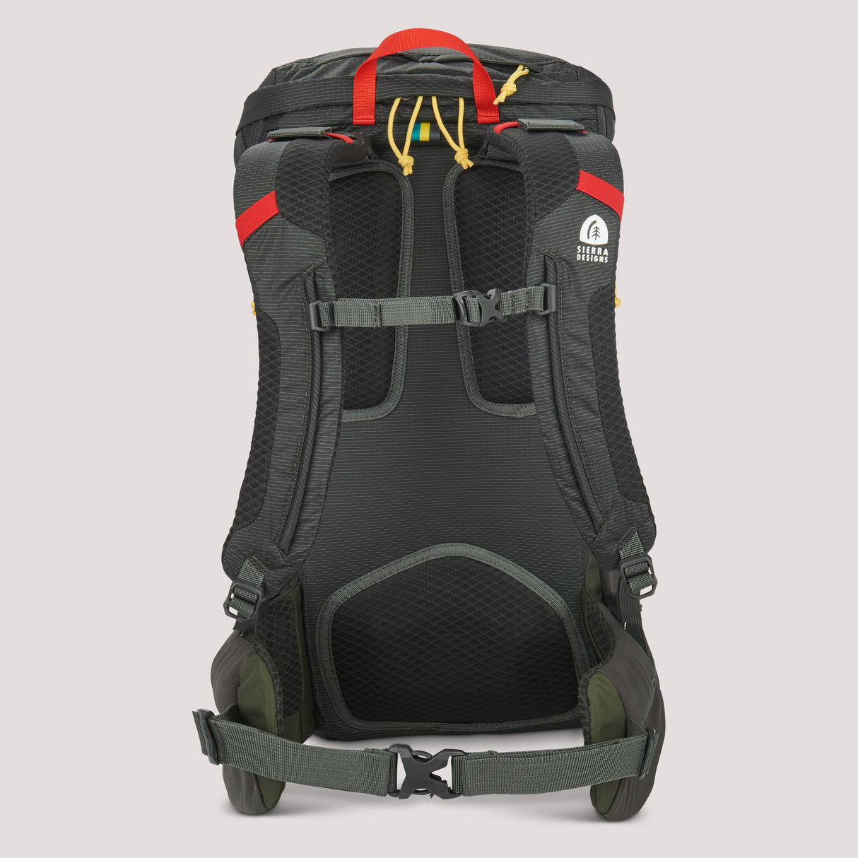 Sierra Designs Flex Hike 20-30 Rucksack - Peat / Fiery Red - view 8