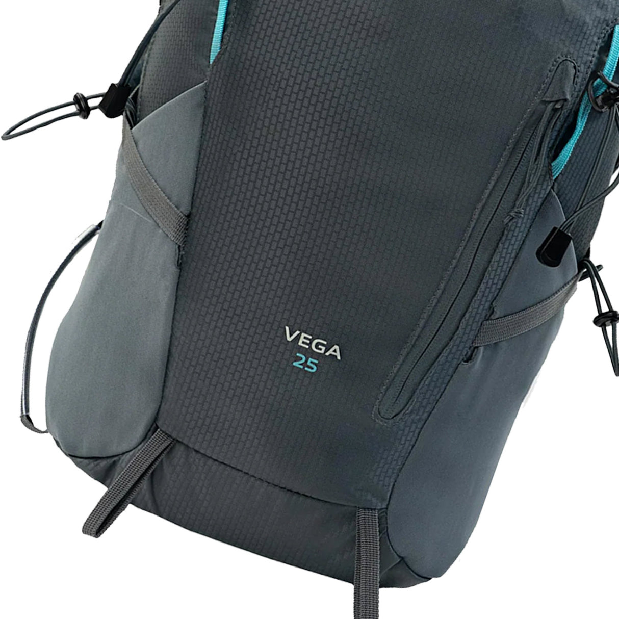 Highlander Women's Vega Rucksack 25L in Graphite Grey close up of Bottom