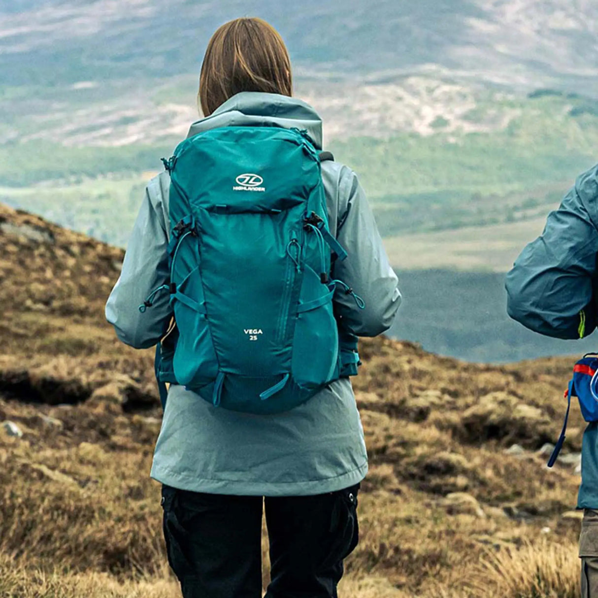Highlander Women's Vega Rucksack 25L in Teal for Hiking