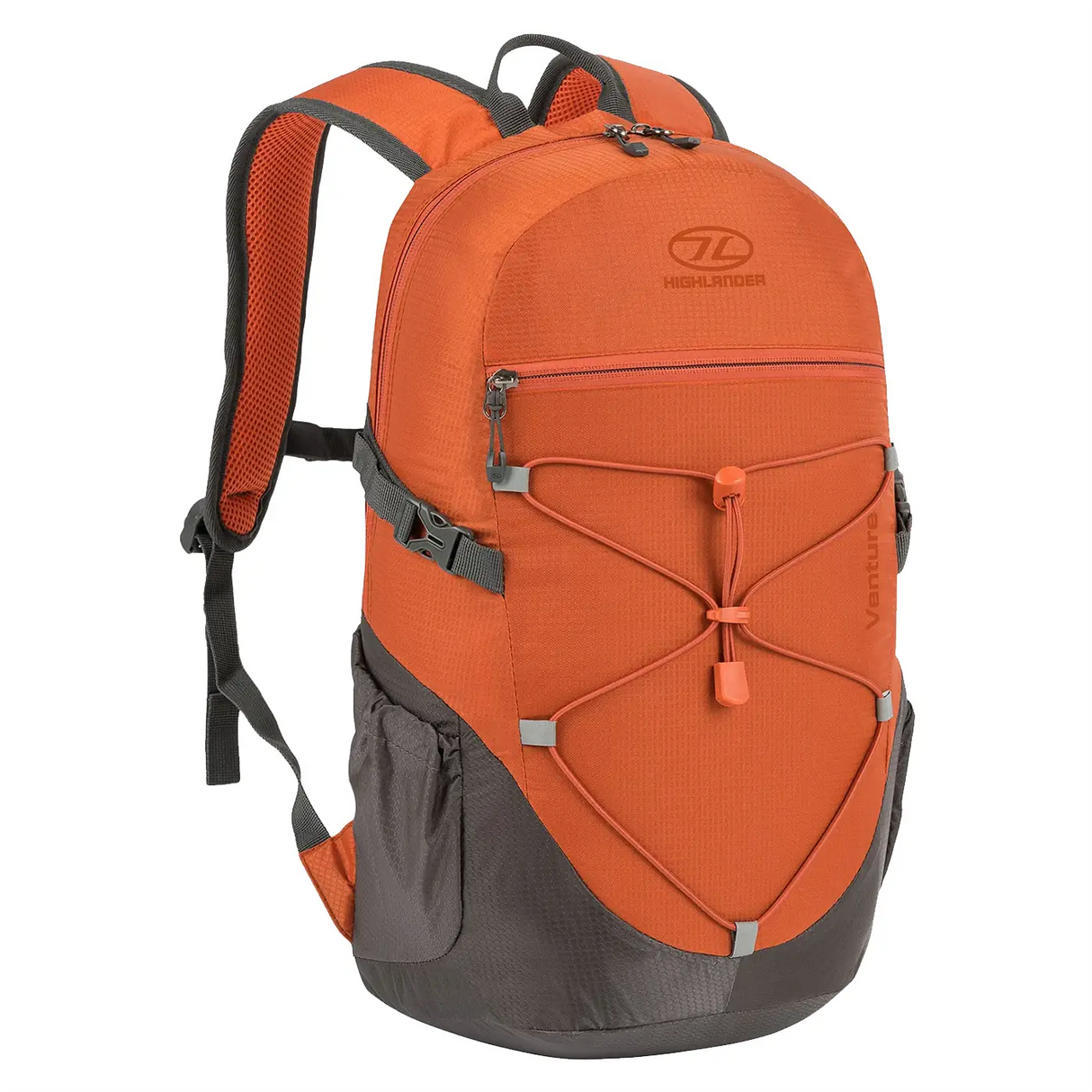 Highlander Venture 20L Rucksack Rust Orange/Grey | Task Outdoor