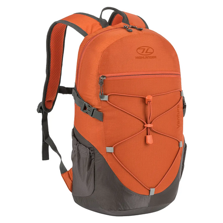 Highlander Venture 20L Rucksack Rust Orange/Grey | Task Outdoor