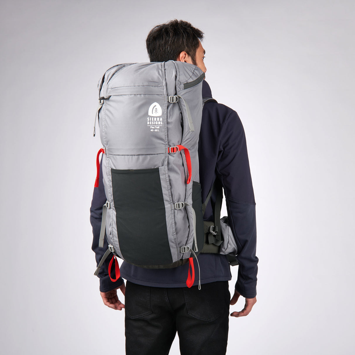 Sierra Designs Flex Trail 40-60 Rucksack - Wild Dove / Peat - view 11